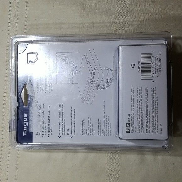 Targus Laptop Cable Lock SETB10 - Picture 2 of 3